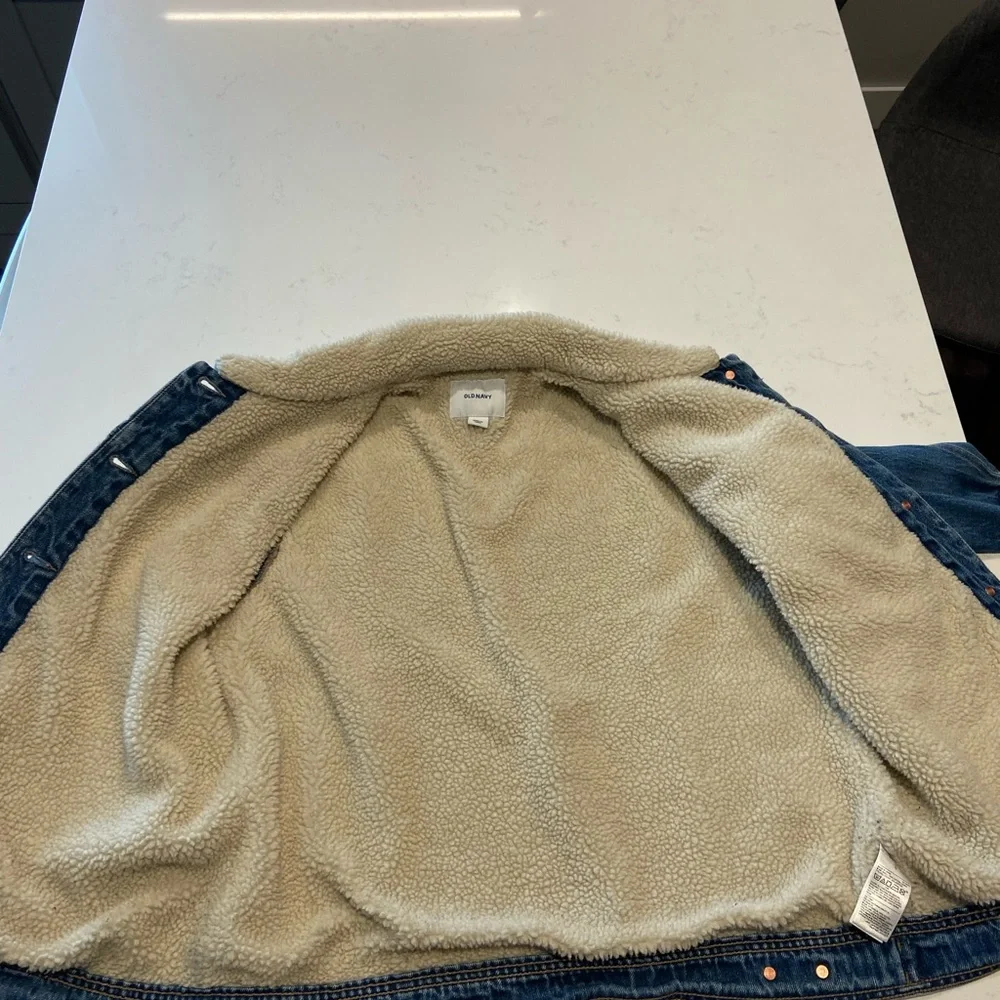 Denim Sherpa Lined Jacket - Picture 4 of 4